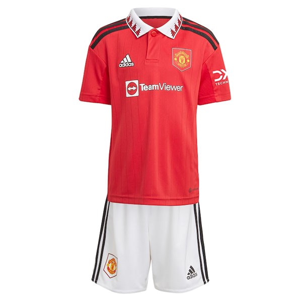 Camiseta Manchester United Primera equipo Niño 2022-2023